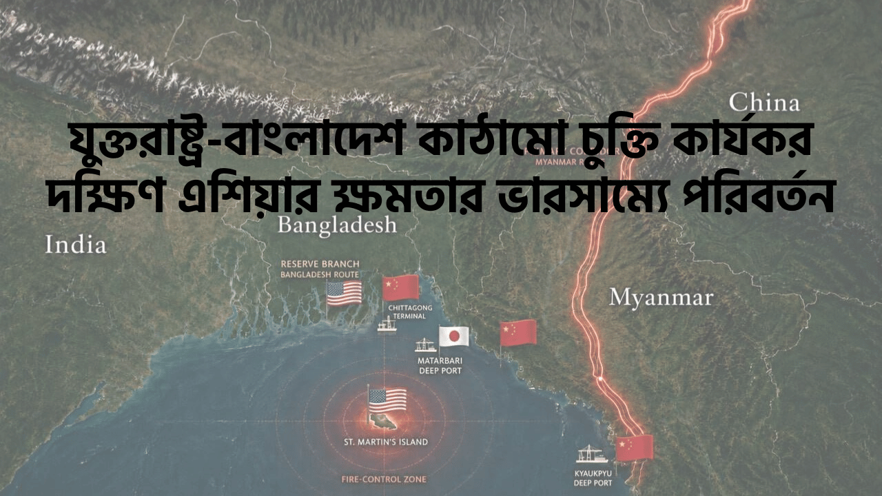 যুক্তরাষ্ট্র-বাংলাদেশ কাঠামো চুক্তি কার্যকর: দক্ষিণ এশিয়ার ক্ষমতার ভারসাম্যে পরিবর্তন